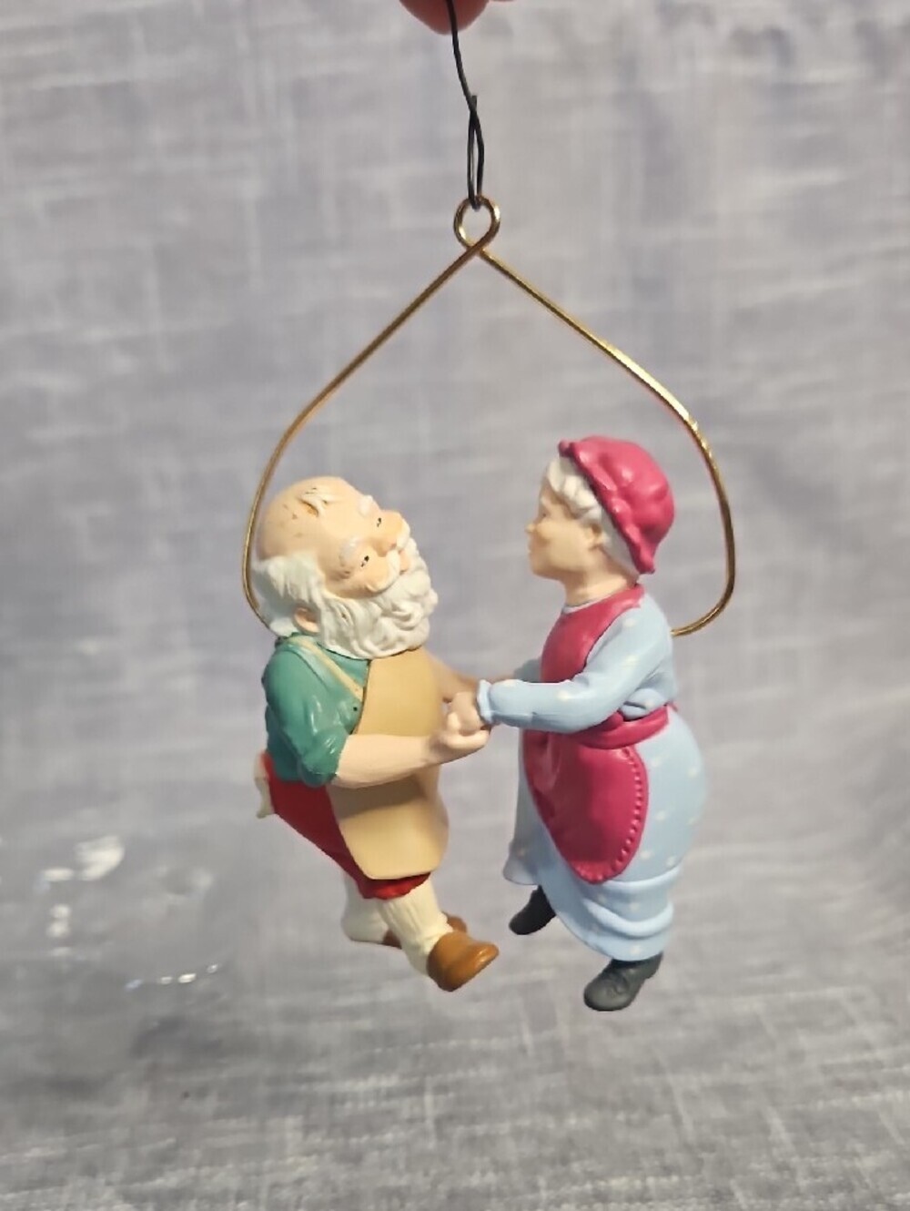 Hallmark Shall We Dance Ornament - Green/Red/Pink Figurine - Picture 2 of 8